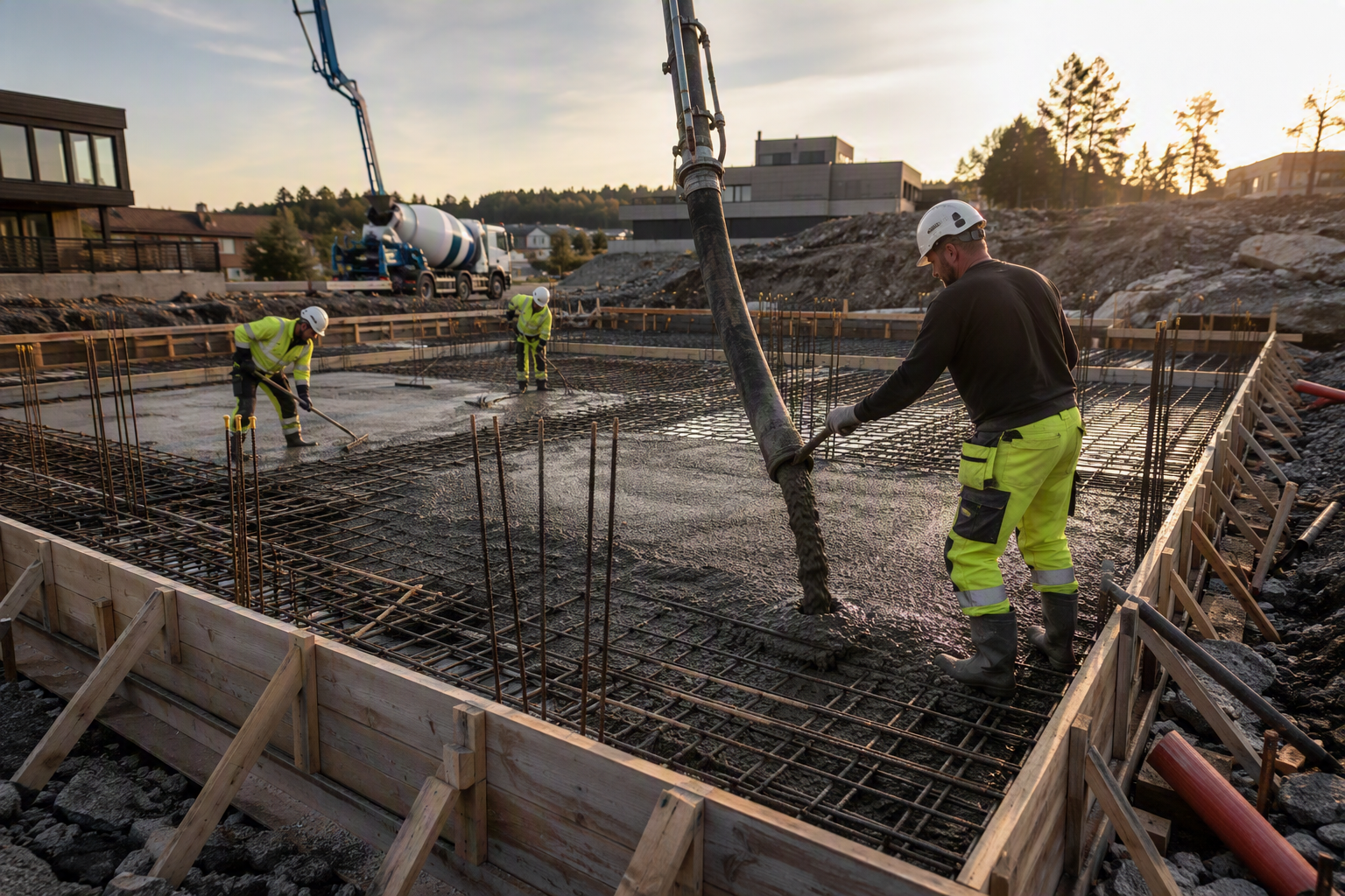 Betong og fundamentering